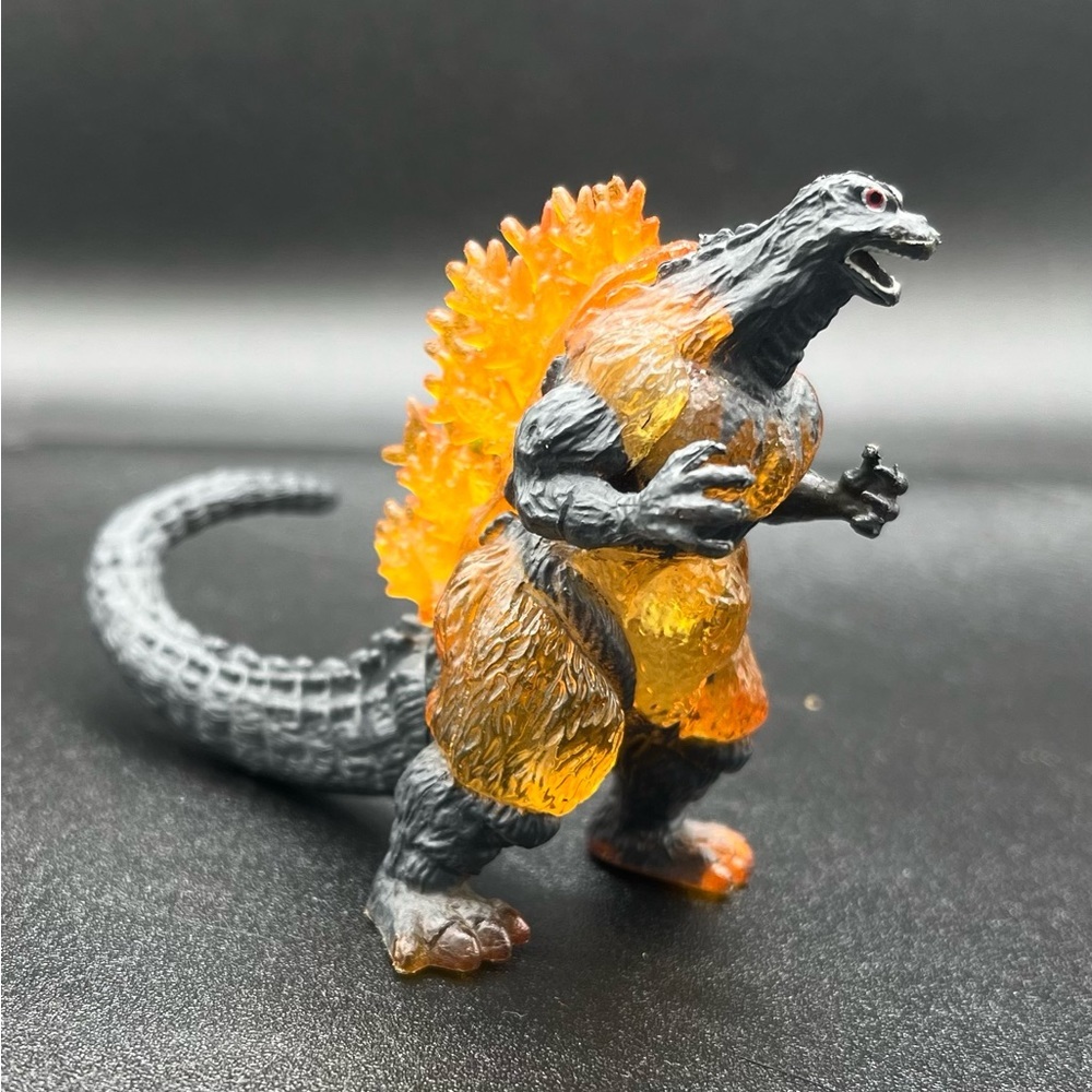 BANDAI‎ Gashapon 1995 BURNING GODZILLA Mini Figure 2.75”